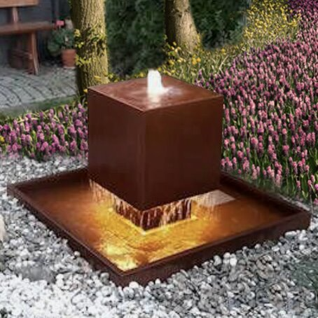 H&P Building - Corten Steel Fire Pit, Linear Cor-Ten Steel  Fire Pit - Custom Outdoor Fire Pits - Best Fire Pits